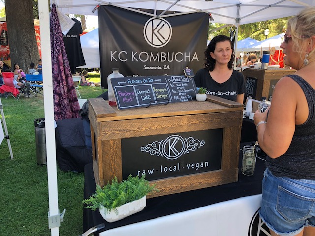 KC Kombucha Vendor at Chalk It Up