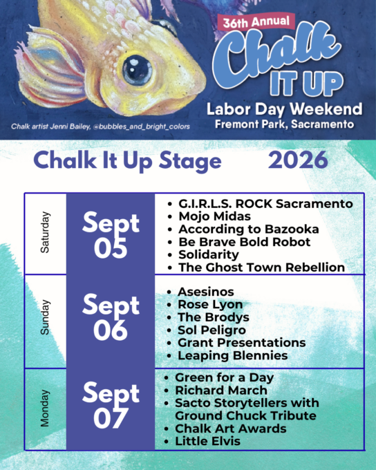 2026 Chalk It Up Stage Lineup